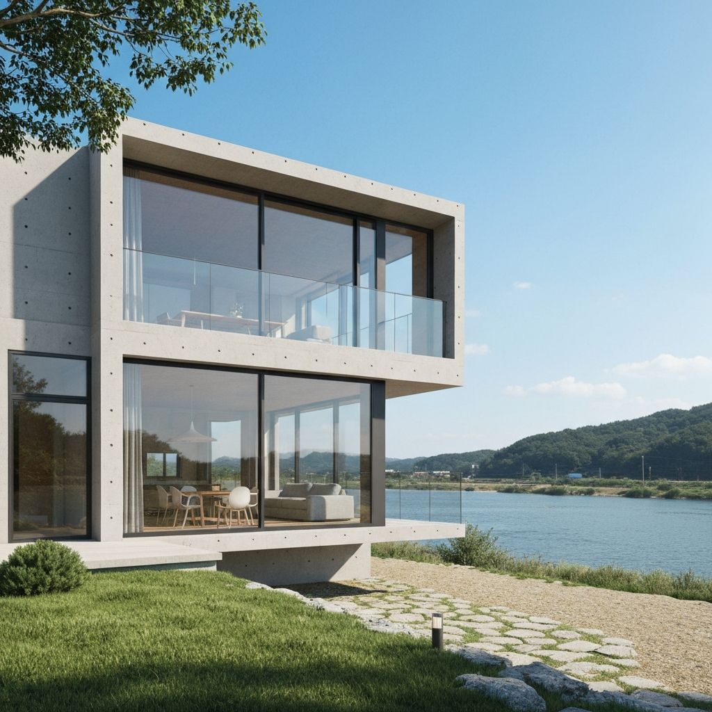 남한강을 품은 낭만적인 전원주택