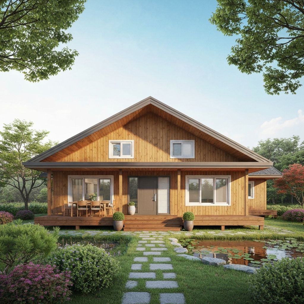 어머니를 위한 단층 전원주택